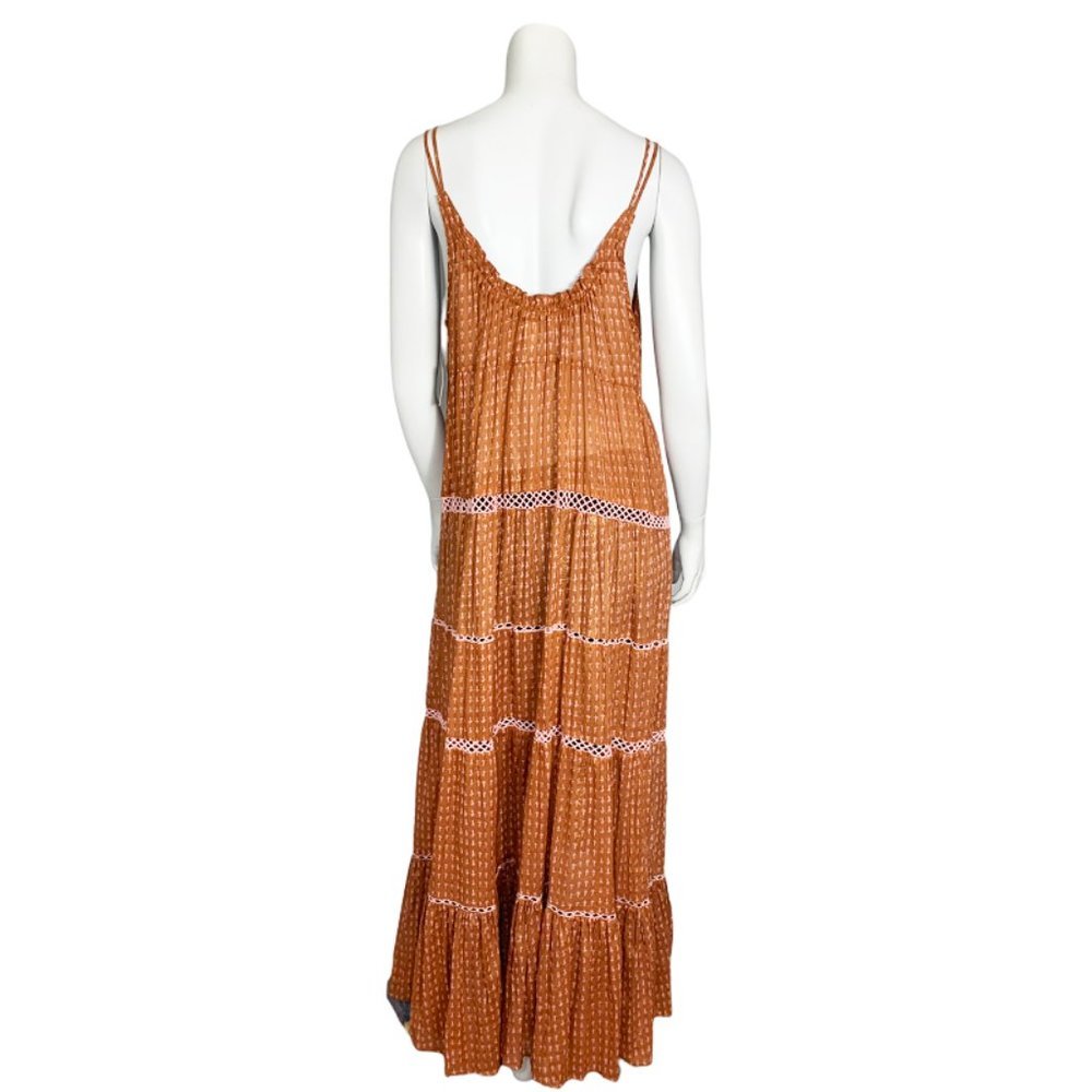 NWT FREE PEOPLE MIDNIGHT DANCE Boho Maxi Festival Dress - Picture 5 of 9